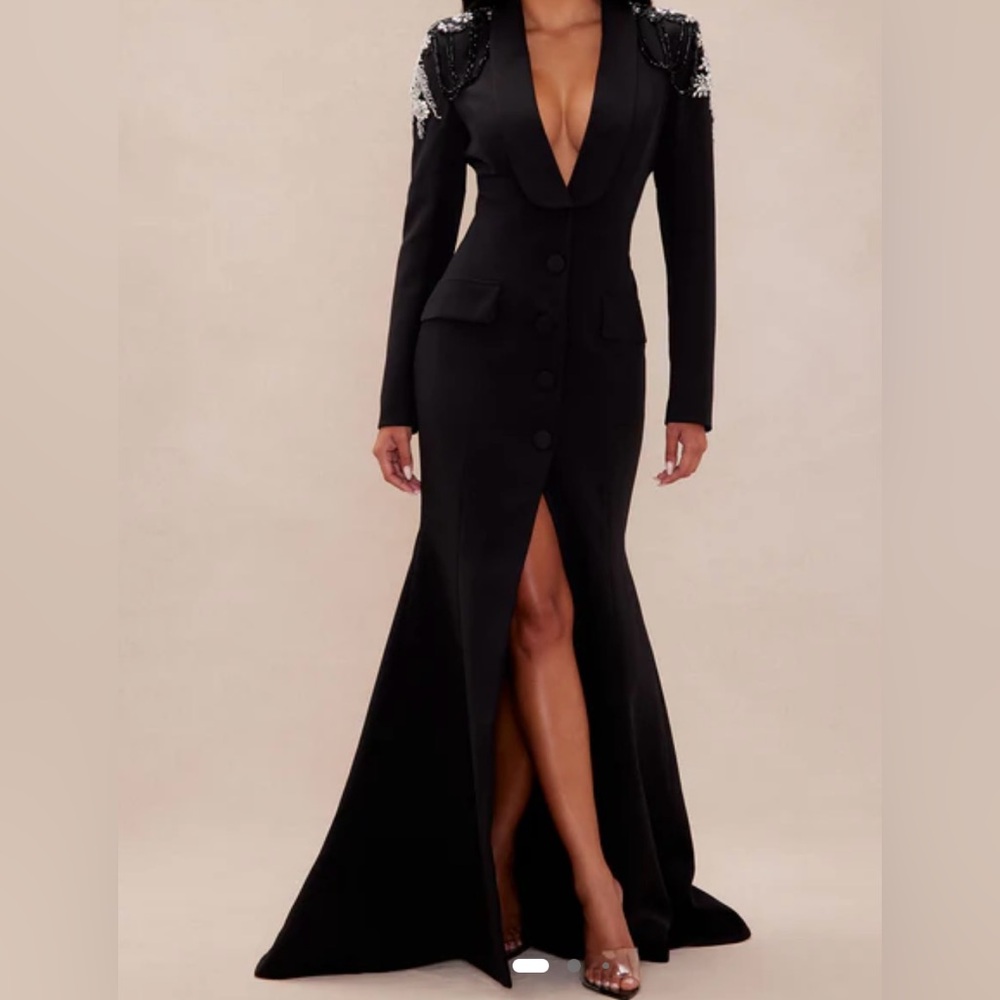Fashion Nova iconic blazer maxi Dress